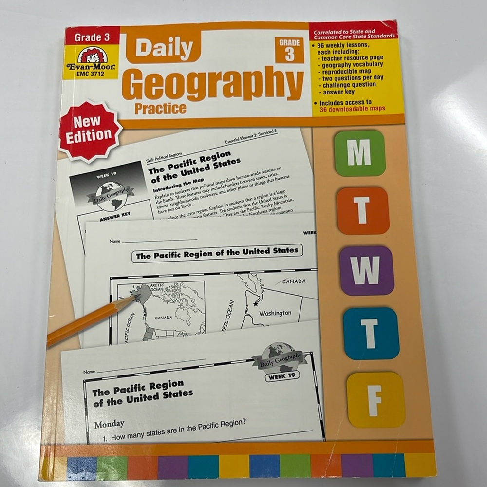 Third Grade Daily Geography Practice
